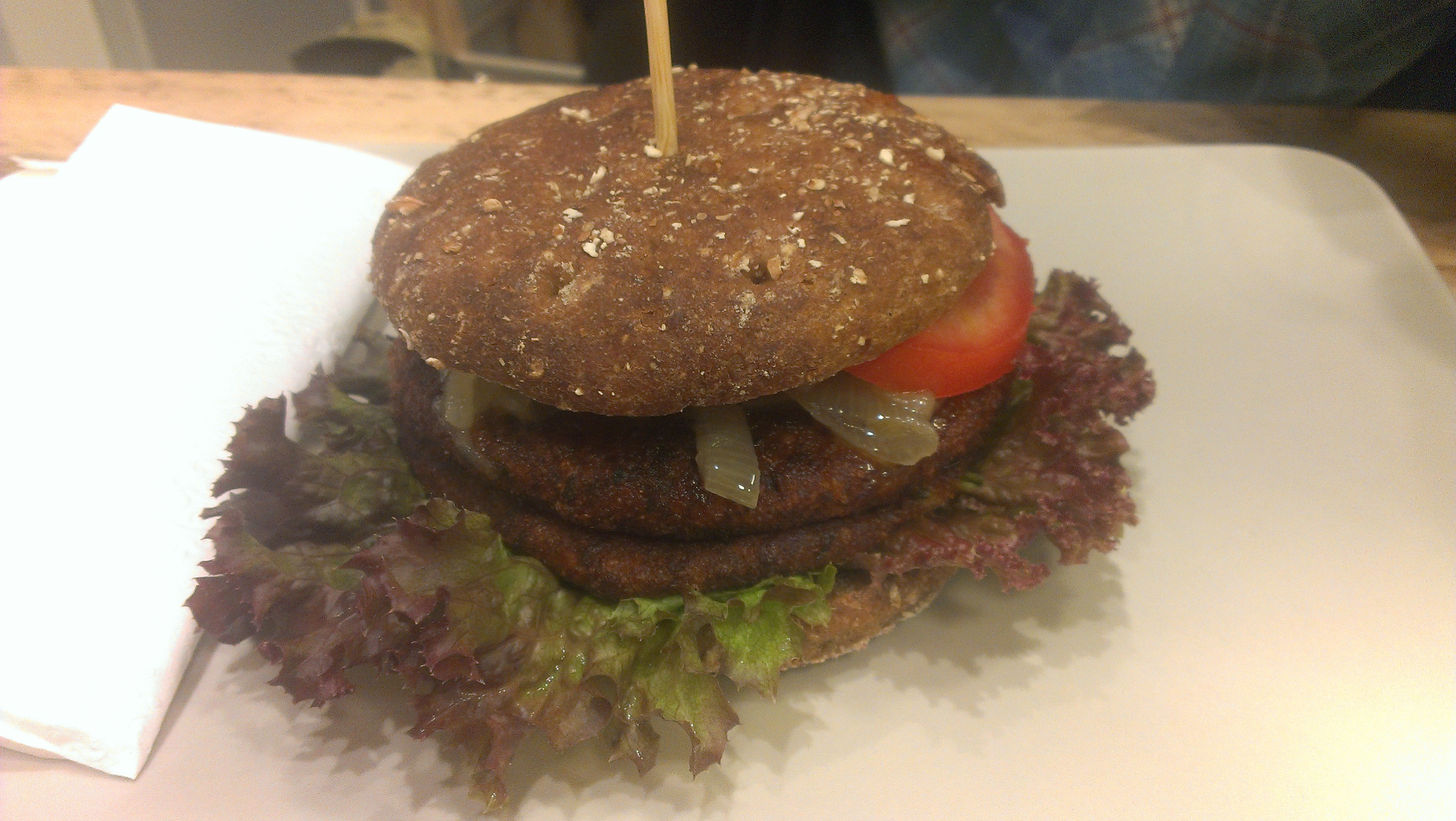 Burger (im Veggie’s, Dortmund) Steine
