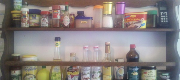 Exkurs: Unser Gewürzregal