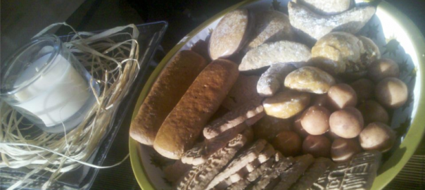 Spekulatius, Printen, Pfeffernüsse, Vanillekipferl, Marzipankartoffeln