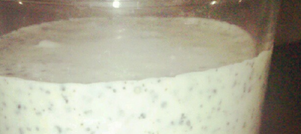 Mohn-Marzipan-Sojayoghurt