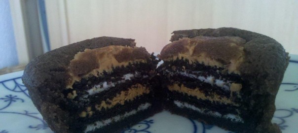 Oreo-Erdnussbutter-Muffins