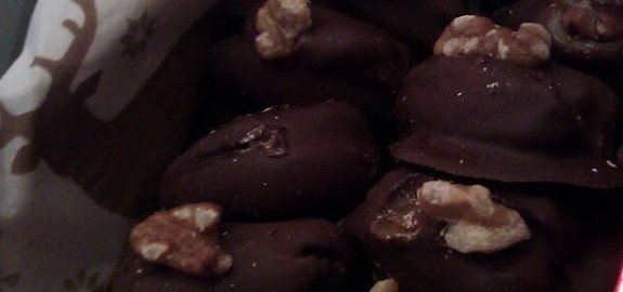 gefüllte Marzipan-Schoko-Pralinen